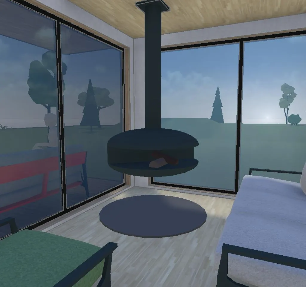 The 3D model it was rendered from, in Arkio