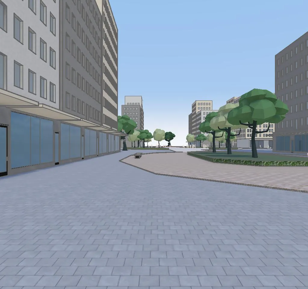 The 3D model it was rendered from, in Arkio
