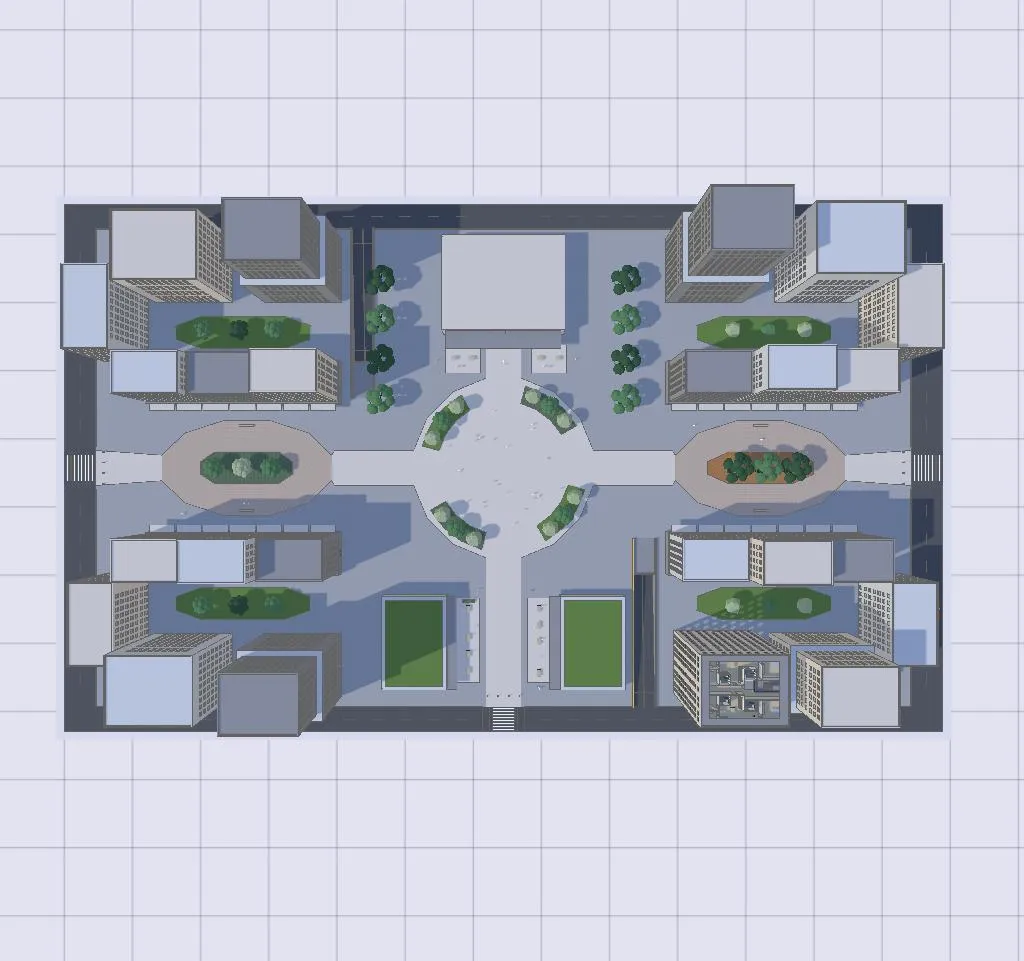 The 3D model it was rendered from, in Arkio