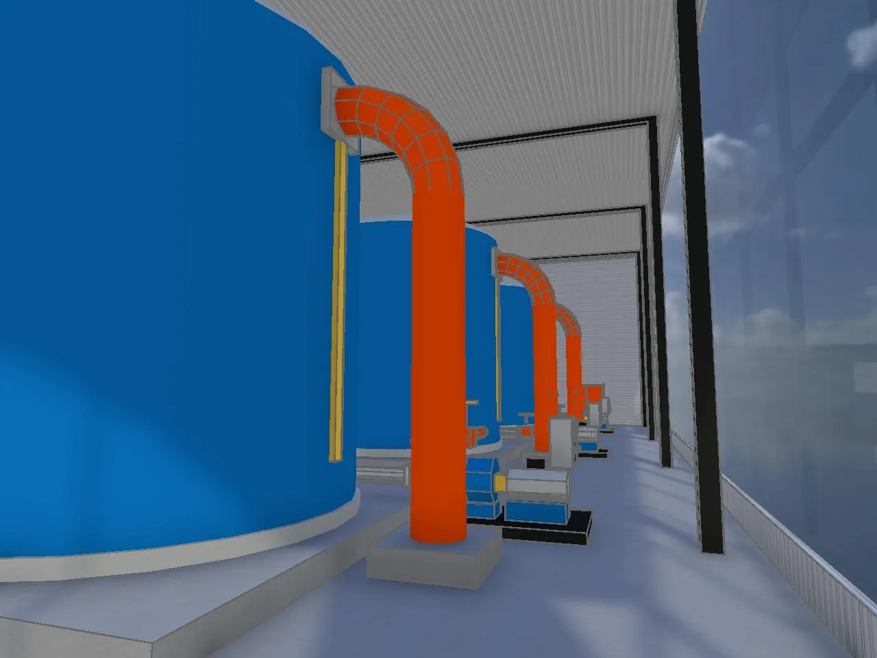 The 3D model it was rendered from, in Arkio