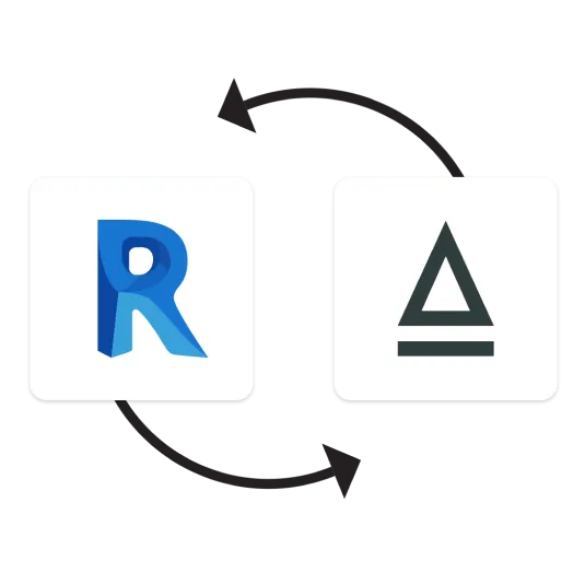 Revit and Arkio logos