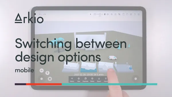 Graphic for link Switching between design options